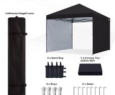 3x3m canopy