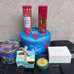 Collection sweet tins and boxes