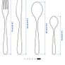 Ikea Tillagad 24 piece cutlery set - Gold Image 4