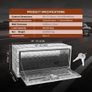 Underbody Truck Box, 914 x 430 x 460 mm Pickup Storage Box, Heavy Duty Aluminum Diamond Plate Tool Box with Lock and Keys Image 5