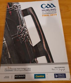 GAA All Ireland 2014 SHC final match programme