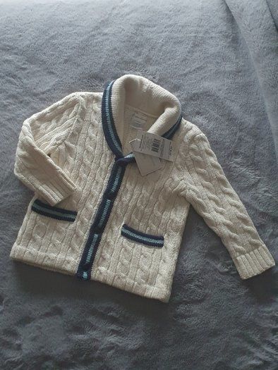 Ralph Lauren Cotton Wool Cream Cardigan