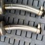 2 Vintage Bottle Pourer Corks with Lids Image 2