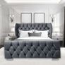 New Dubai Wingback Beds With Mattresses Image 5