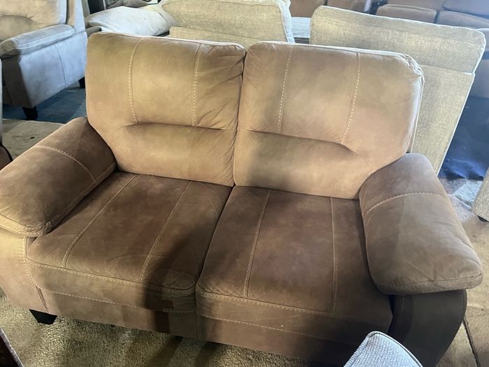 Beige 2 seater sofa couch