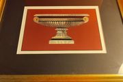 FRAMED Small Antique Vase PRINT OF  Da Carlo Antonini