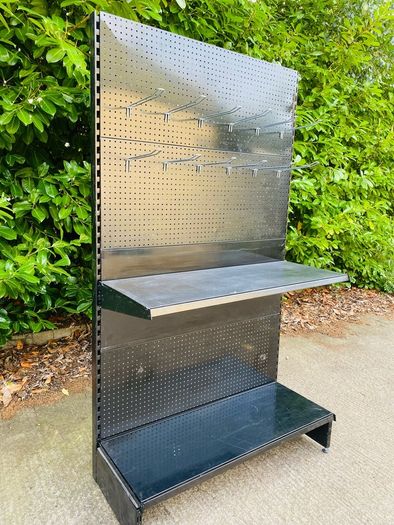 Large Black Peg Board Display Stand - Modular - 40 Free Hooks - Multiples Available!!