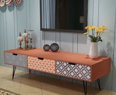 TV Cabinet with 3 Drawers 120x40x36 cm Brown