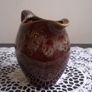 Retro 1070's Kernewek Brown Drip Glaze Small Jug Image 4