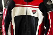 Ducati Corse leather motorcycle jacket