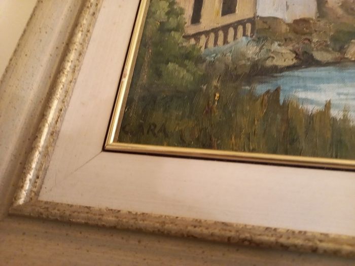 very large signed original oil painting