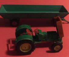 Siku Hanomag tractor and trailer