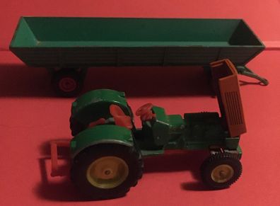 Siku Hanomag tractor and trailer