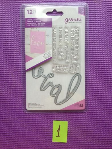 Metal dies, stamps and embossing folders