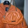 Pull & Bear Burnt Orange Puffer Bomber - Size 12, AV Image 8