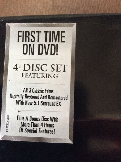 Star Wars Trilogy Four Disc DVD Set