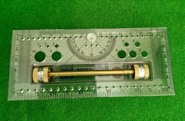 2 Meter Fiberglass Folding Ruler + Multipurpose  Ruler