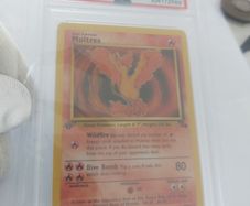 1999 Pokemon Fossil PSA 8 Moltres Non-Holo