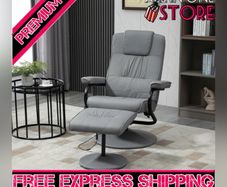 Freestanding Living Room Chair with High Density Cushion and Footrest (FREE SHIPPING)
