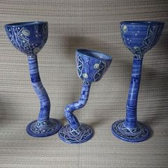Belinda   Brayshaw pottery goblets