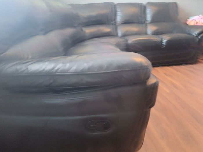 Leather sofa