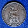 1826 Farthing George IV British coin Image 2