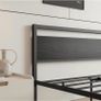 King Size Bed Frame with Wooden Headboard Image 4
