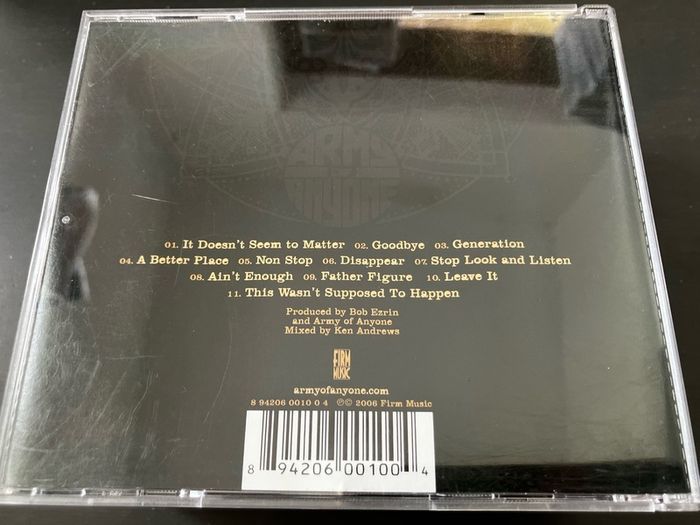 Army Of Anyone - Army Of Anyone    CD