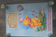 Winnie the Pooh Vintage Poster 1997  Disney Classics Promotional Video Release 24inch x 33inch