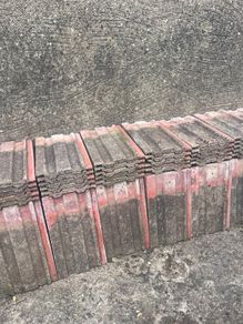 Reclaimed Concrete Roof tiles