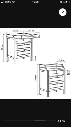 IKEA changing Table