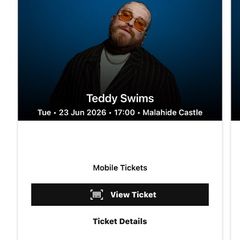 Teddy swims Malahide Castle June 23rd
