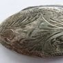 Vintage Hallmarked Extra Large Sterling Silver Decorative Oval Locket & Chain L-18" - 11,50g Image 2