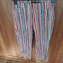 Robell Cropped Summer Striped Trousers 10 Image 6