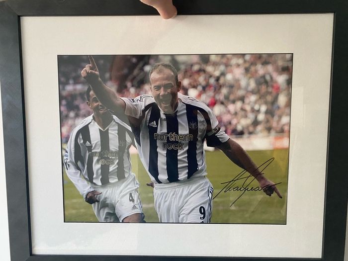 Alan Shearer Autograph Signed Photo