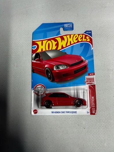 Honda Civic Ek9 Type R Red Edition Hot Wheels