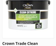 Crown Trade Paint Extreme Scrubbable Matt