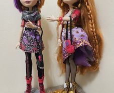 Ever After Hair Poppy and Holly O'Hair Royal Doll sister pack
