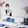 AUDREY HEPBURN Nice Lady Removable and Washable Wall Sticker Image 2