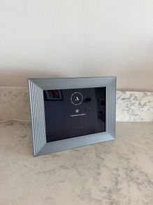 Aura Carver 10.1" WiFi Connected Picture Frame in Gravel Colour