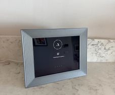 Aura Carver 10.1" WiFi Connected Picture Frame in Gravel Colour