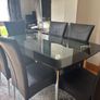 Pre Loved 6 Seater Dining Table with 6 Chairs Image 8