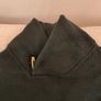 Springfield Mens Size M Knit Shawl Collar Green Cotton Pullover Sweater Image 4