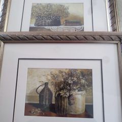 Set Of 2 Framed Still Life Print By Villa Collection Denmark.