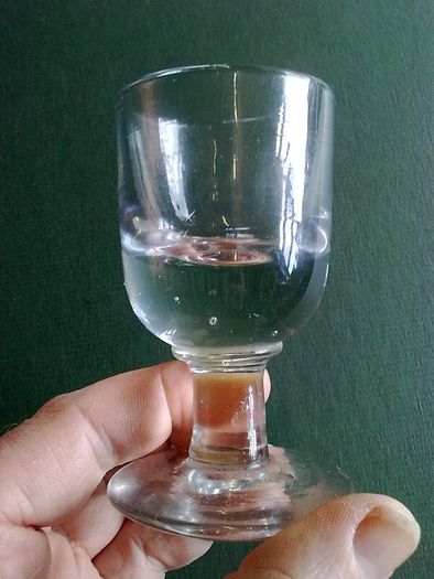 Old toasting glass Victorian or earlier