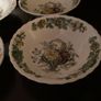 Vintage Masons green basket 6 bowls Image 5