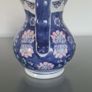 Ceramic Floral Jug Pitcher Blue Pink White Image 4