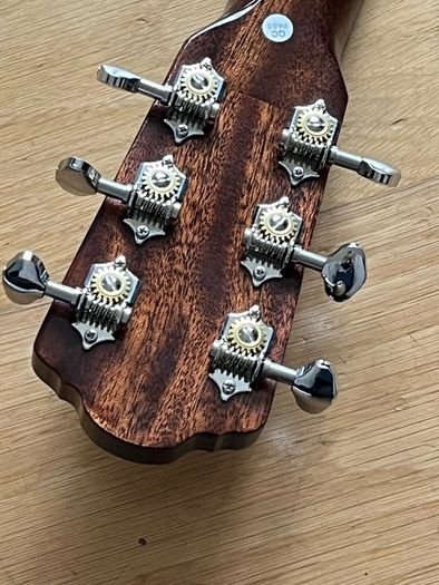 Electric acoustic left handed guitar