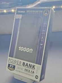 Latest Power Bank Led Display Jellico P7 Dual Port 10000 mAh Black.