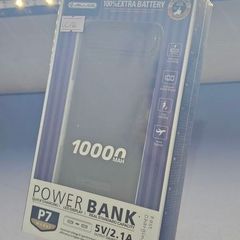 Latest Power Bank Led Display Jellico P7 Dual Port 10000 mAh Black.